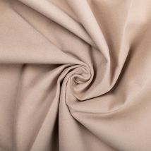 Tissu velours souple siège beige - Mondial Tissus