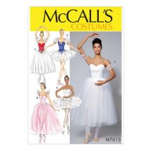 Patron Mc Call's 7615E5 - Déguisement de ballet Femme du 42-50 - McCall's - Mondial Tissus