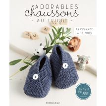 Adorables chaussons au tricot - Les éditions de saxe - Les éditions de saxe - Mondial Tissus