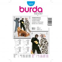 Patron Burda 2478 - déguisement adulte animaux - Burda - Mondial Tissus