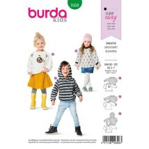 Patron sweat enfant - Burda 9308 - Burda - Mondial Tissus