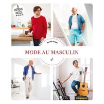 Livre Mode au masculin 15 patrons inclus du XS au XL - Mondial Tissus