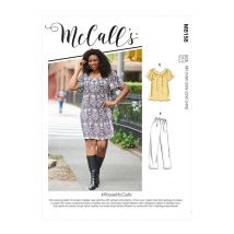 Patron McCall's 8158RR Ensemble large, top, robe et pantalon du 46 au 52 - McCall's - Mondial Tissus