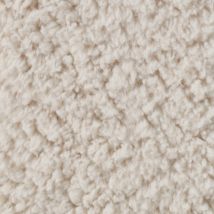 Tissu sherpa moutonné uni écru - Mondial Tissus
