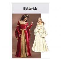 Patron Butterick 4571AA - Déguisement Robe historique 34 au 40 - Butterick - Mondial Tissus