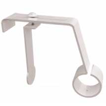 Support tringle caisson pour volet roulant 20mm blanc - Mondial Tissus