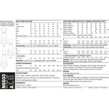 Patron New Look 6600 - robe longue col v - Newlook - Mondial Tissus