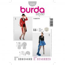 Patron Burda 2529 - déguisement femme musical - Burda - Mondial Tissus