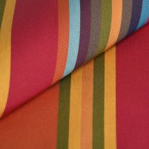 Tissu bâche plein air dralon Samba fuchsia - Mondial Tissus