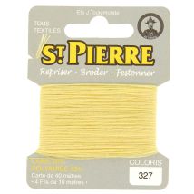 Laine Saint Pierre pour repriser / broder 327 jaune - St. Pierre - Mondial Tissus
