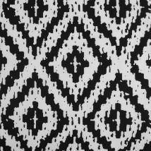 Toile à drap noir et blanc ethnique grande largeur - Mondial Tissus