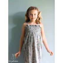 Patron Robe ou Débardeur à smocks enfant PORQUEROLLES 2 au 14 ans - Les Patronnes - Les Patronnes - Mondial Tissus