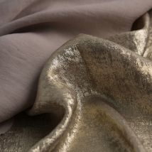 Tissu satin polyester brillant rose - Mondial Tissus