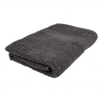 Drap de douche anthracite 70x140cm - Mondial Tissus