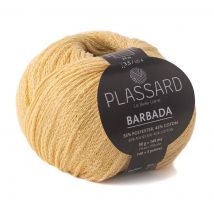 Pelote de fil à tricoter Barbada 03 jaune - Plassard - Plassard - Mondial Tissus