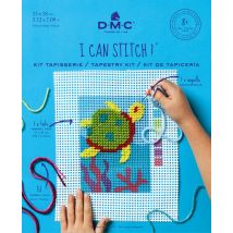 Kit canevas enfant Tortue - DMC - Mondial Tissus