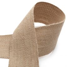 Ruban de jute 85mm - Mondial Tissus