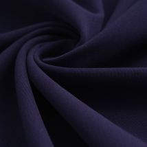 Tissu gabardine légère bleu marine - Mondial Tissus