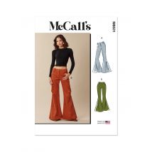 Patron Mc Call's M8531K5 Femme Pantalon évasé 36 au 44 - McCall's - Mondial Tissus