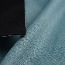 Tissu thermique londres turquoise - Mondial Tissus