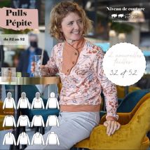 Patron PÉPITE sweat du 32 au 52 - Super Bison - Super Bison - Mondial Tissus