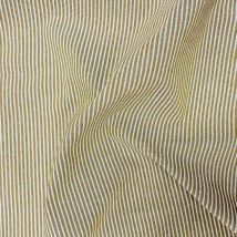 Tissu tissé teint rayures country ocre et écru - DOMOTEX - Mondial Tissus