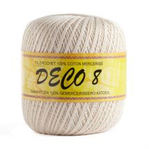 Pelote 100 gr coton a crocheter ecru - Mondial Tissus