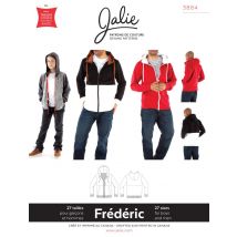 Patron Jalie 3884 veste jogging sportswear femme kids - Jalie - Mondial Tissus