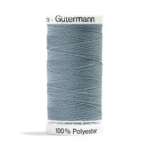 Bobine de fil polyester Gütermann - Gris - Noir