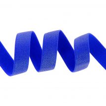 Bretelle élastique bleu 12mm - Mondial Tissus