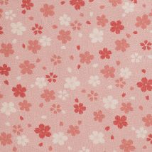Tissu popeline de coton à fleurs - Mondial Tissus