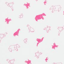 Tissu viscose animaux - Mondial Tissus