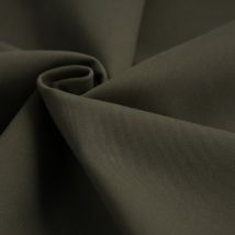 Tissu gabardine Gabin uni kaki - Mondial Tissus