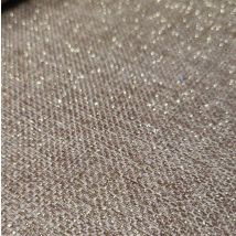 Toile effet jute paillettes dorées - Mondial Tissus