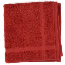 Torchon éponge rouge 50x50cm - MT - Mondial Tissus