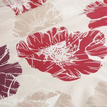 Tissu toile a draps poppy rouge - MT - Mondial Tissus