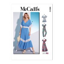 Patron McCall's 8313Y - Barboteuse et combinaisons du 32-42 - McCall's - Mondial Tissus
