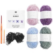 Kit DIY - Crochet Creative Bubble éponge forme papillon - RICO DESIGN - Rico Design - Mondial Tissus