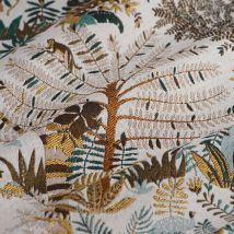 Tissu jacquard Namibie baobab écru - MT - Mondial Tissus