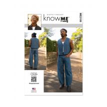 Patron Know Me ME2109BB gilet doublé homme 44 au 52 - Know Me - Mondial Tissus