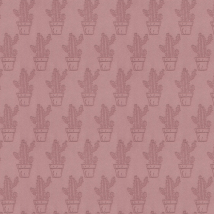 Tissu velours cactus rose - Mondial Tissus