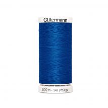 Bobine de fil pour tout coudre Gütermann - Bleu électrique - COL 322 - Gütermann - Mondial Tissus