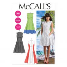 Patron McCall's 6741B5 robes patineuses femme 36-44 - McCall's - Mondial Tissus