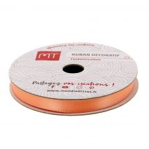 Bobine ruban satin pêche 6 mm - MT - Mondial Tissus