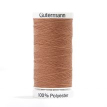 Bobine de fil polyester Gütermann - Beige - Marron