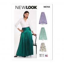 Patron New look 6744 femme jupe longue - Newlook - Mondial Tissus