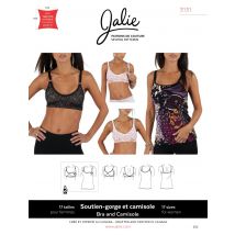 Patron Jalie 3131 soutien-gorge caraco débardeur (allaitement possible) femmes - Jalie - Mondial Tissus
