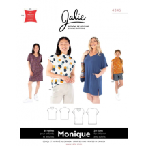 Patron Jalie 4345 Monique robe et haut pour enfant et adulte - Jalie - Mondial Tissus