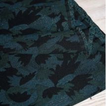 Tissu jacquard Crocus vert - Eglantine et Zoé - Eglantine et Zoé - Mondial Tissus