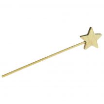 Baguette magique en bois en forme d'étoile 30 cm - Mondial Tissus